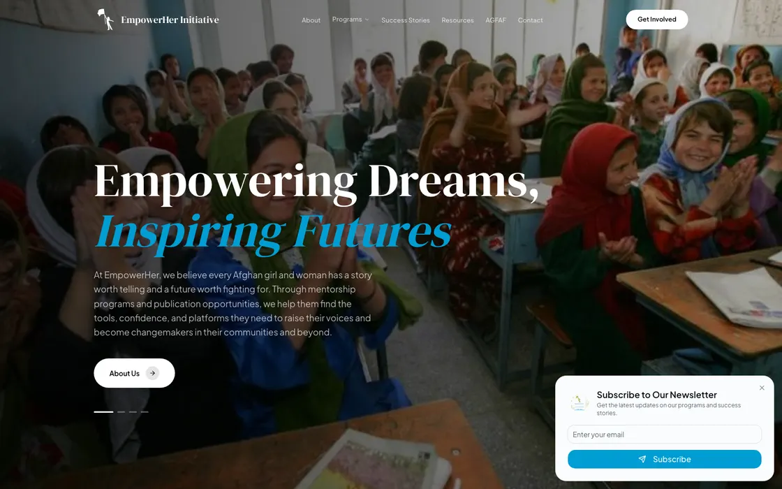 EmpowerHer Initiative website